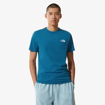 NORTH FACE T-SHIRT M S/S SIMPLE DOME TE BANFF BLUE 