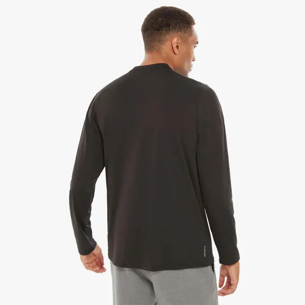 The North Face Majica dugih rukava M REAXION AMP L/S CREW - EU TNF BLACK 