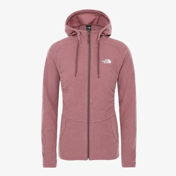 The North Face Majica dugih rukava s patentom NORTH FACE majica dugih rukava s patentom W MEZZALUNA FLL ZP H MESA ROSE STRPE 