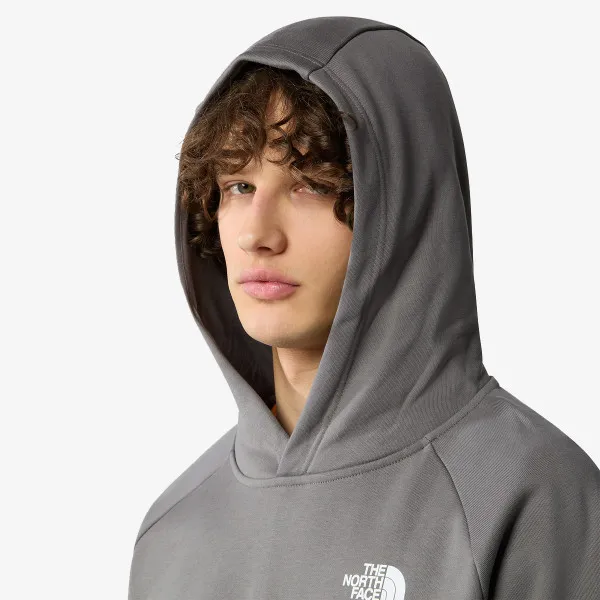 The North Face Majica s kapuljačom M RAGLAN REDBOX HOODIE - EU SMOKED PEARL 