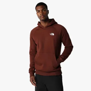 The North Face M RAGLAN REDBOX HOODIE - EU DARK OAK 