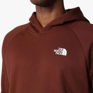 The North Face M RAGLAN REDBOX HOODIE - EU DARK OAK 
