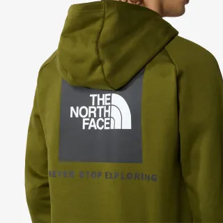 The North Face M RAGLAN REDBOX HOODIE - EU FOREST OLIVE 