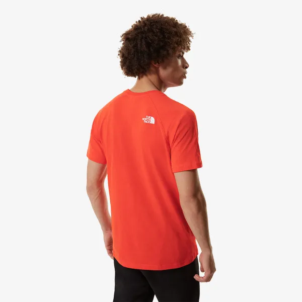 The North Face T-shirt M SS RAG RED BOX TEE FLARE 