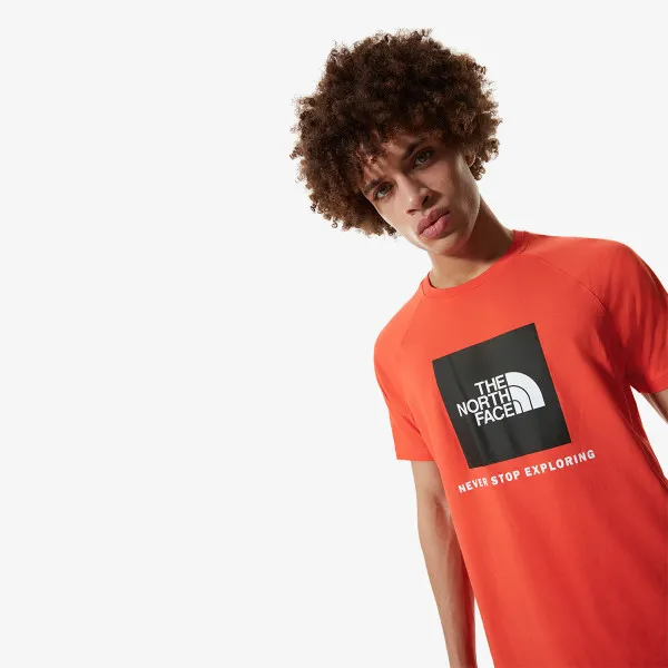 The North Face T-shirt M SS RAG RED BOX TEE FLARE 