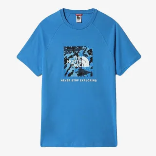 The North Face M SS RAG RED BOX TEE CLRLB/CLRLBDTPT 