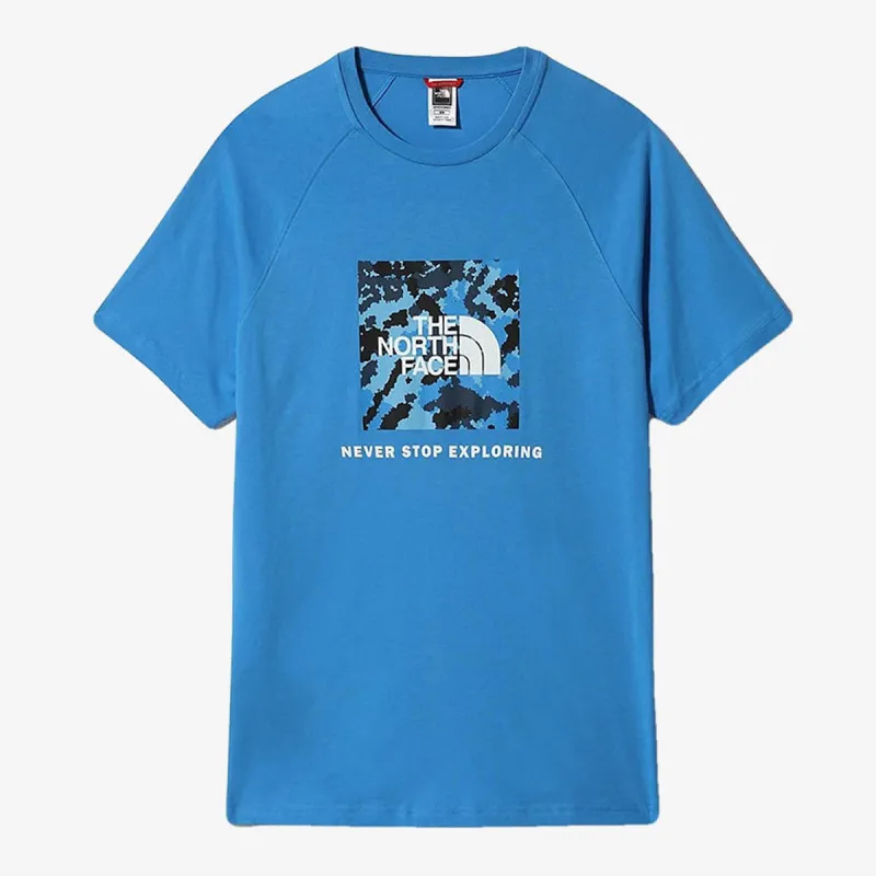 The North Face M SS RAG RED BOX TEE CLRLB/CLRLBDTPT 