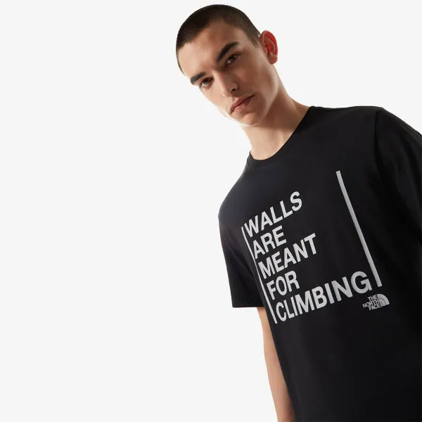 The North Face T-shirt M S/S WALLS ARE FOR CLIMBING TEE-EU 