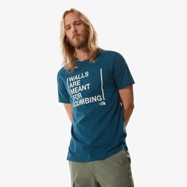 The North Face T-shirt M S/S WALLS ARE FOR CLIMBING TEE-EU 