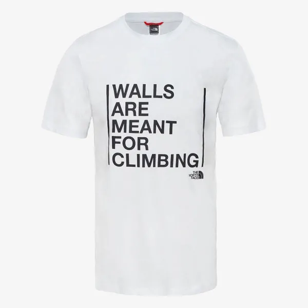 The North Face T-shirt M S/S WALLS ARE FOR CLIMBING TEE-EU 