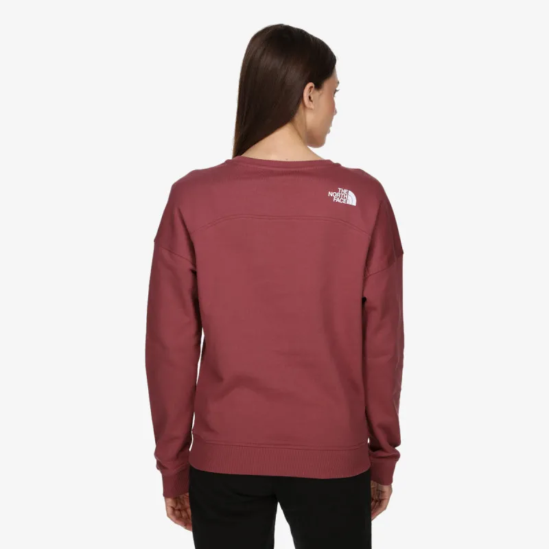 The North Face W DREW PEAK CREW - EU WILD GINGER 