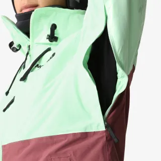 The North Face W SUPERLU JACKET PATINA GREEN/WILD GINGE 