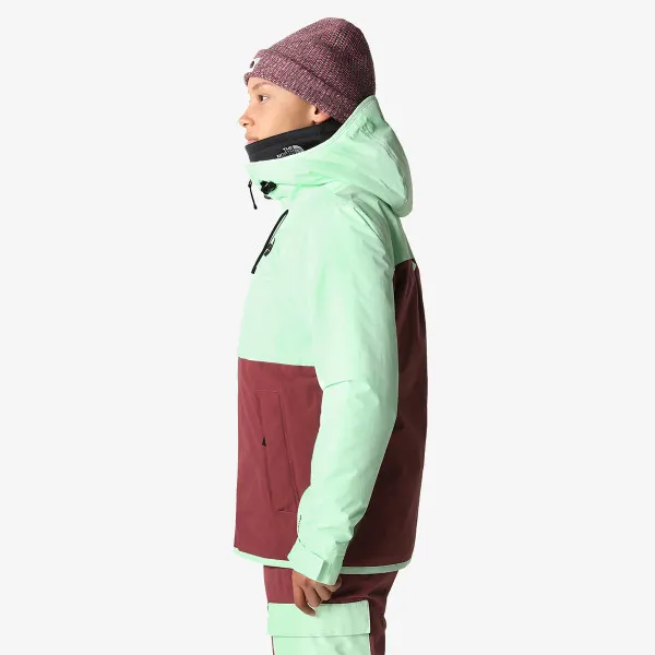 The North Face W SUPERLU JACKET PATINA GREEN/WILD GINGE 
