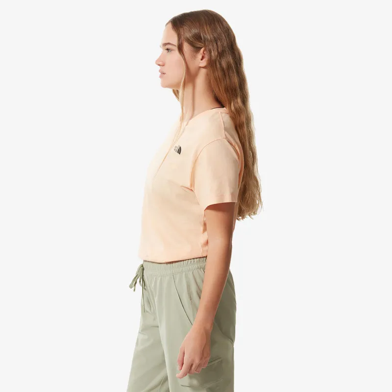 The North Face W S/S SD TEE APRICOT ICE 