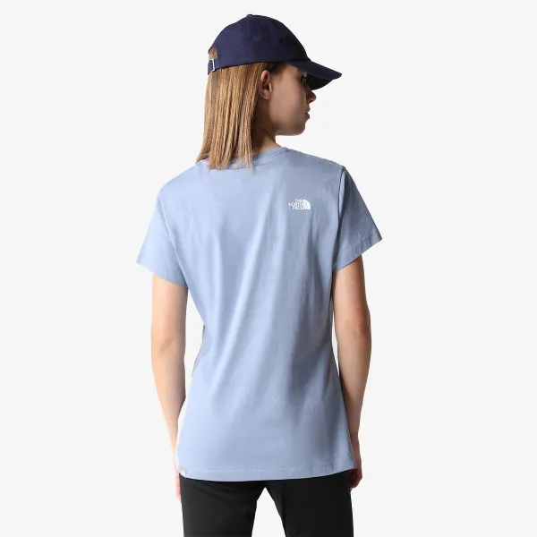 The North Face T-shirt W S/S EASY TEE FOLK BLUE 