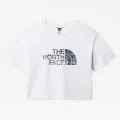 The North Face W CROPPED EASY TEE TNFW/GBBULCHPRT 