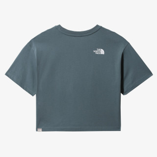 NORTH FACE T-SHIRT W CROPPED EASY GOBLIN BLUE 