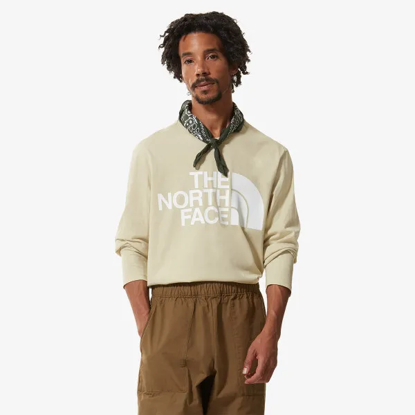 The North Face Majica dugih rukava M STANDARD LS TEE GRAVEL 