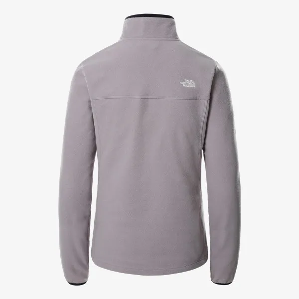 The North Face Majica s kapuljačom s polu patentom W HS SNAP NK MINIMALGREYHTHR 