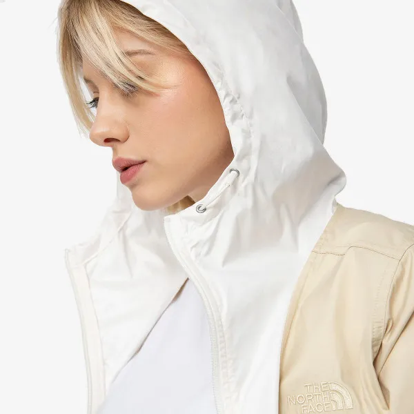 The North Face Jakna W CYCLONE JKT GARDENIA WHITE/GRAVEL 