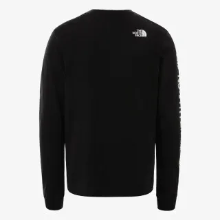 The North Face M WARPED TYPE GRAPHIC L/S TEE 