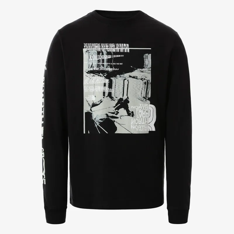 The North Face M WARPED TYPE GRAPHIC L/S TEE 