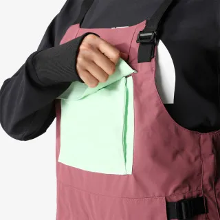 The North Face W DRAGLINE BIB WILD GINGER/PATINA GREEN 