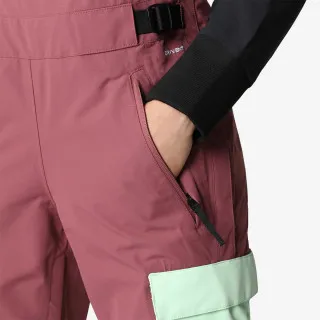 The North Face W DRAGLINE BIB WILD GINGER/PATINA GREEN 