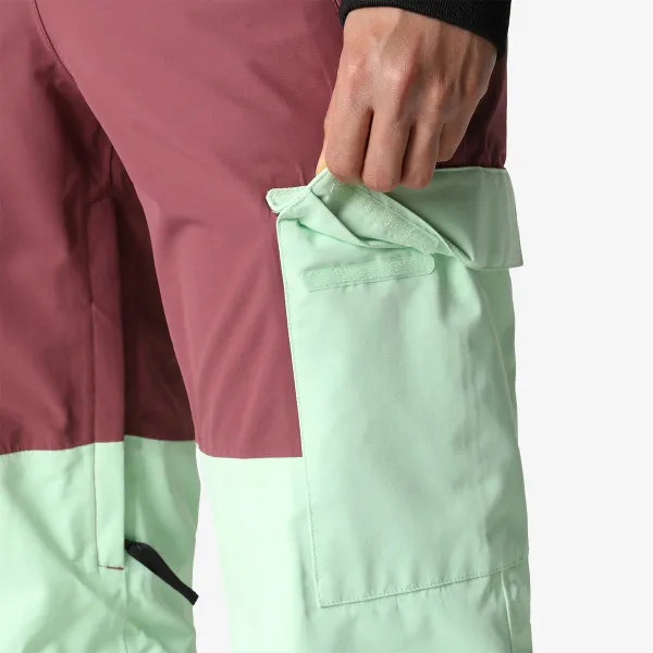 The North Face W DRAGLINE BIB WILD GINGER/PATINA GREEN 
