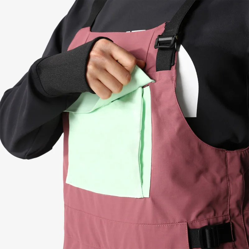 The North Face W DRAGLINE BIB WILD GINGER/PATINA GREEN 