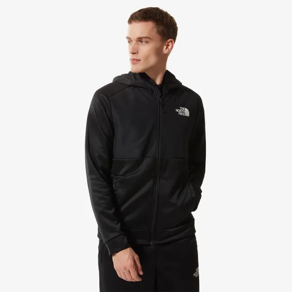 The North Face Majica dugih rukava s patentom M MA FZ FLEECE TNF BLK/TNF BLK 