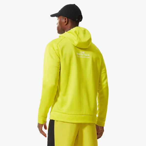 The North Face Majica dugih rukava s patentom M MA FZ FLEECE ACIDYLW/TNFBLK 