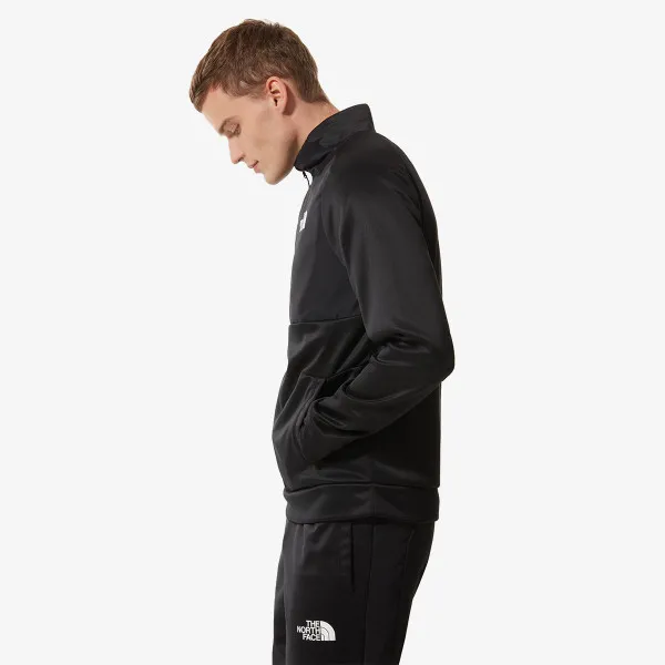 The North Face Majica dugih rukava s polu patentom M MA 1/4 FLEECE TNF BLK/TNF BLK 