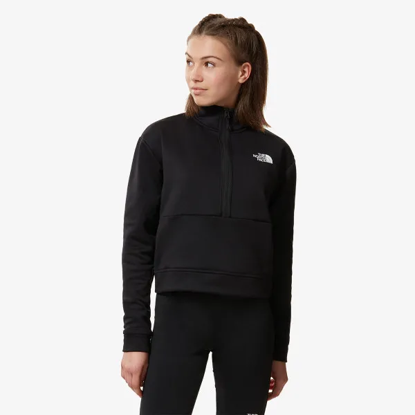 The North Face Majica dugih rukava s polu patentom W MA 1/4 ZIP FLEECE BLK/TNF BLK 