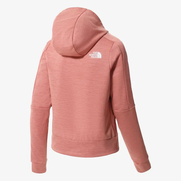 The North Face W MA FZ FLEECE RSDWNDHTHR/TNFB 