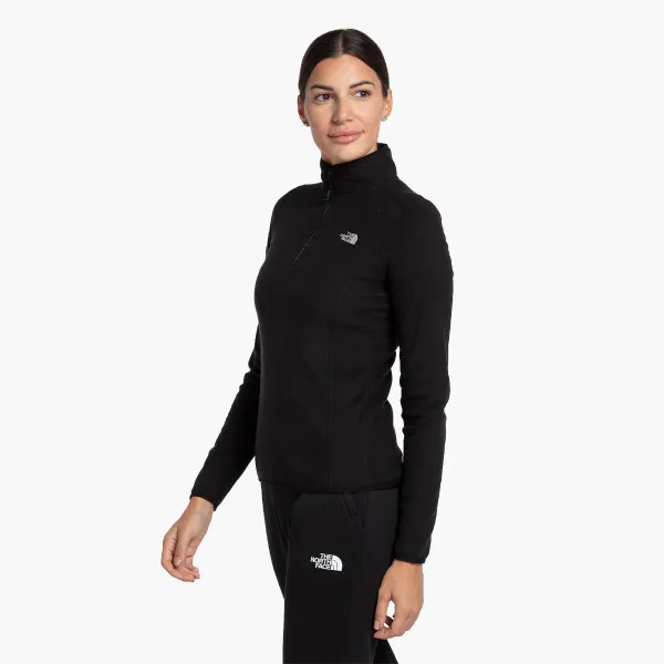 The North Face Majica dugih rukava s polu patentom W 100 GLACIER 1/4 ZIP - EU 