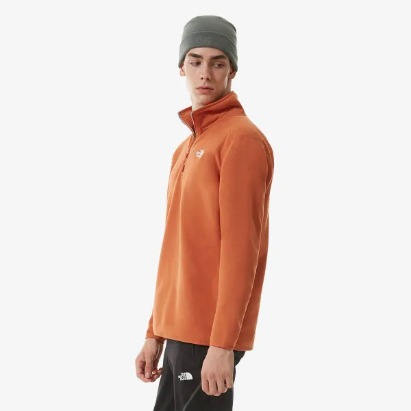 The North Face Majica dugih rukava s polu patentom 100 GLACIER 1/4 ZIP 