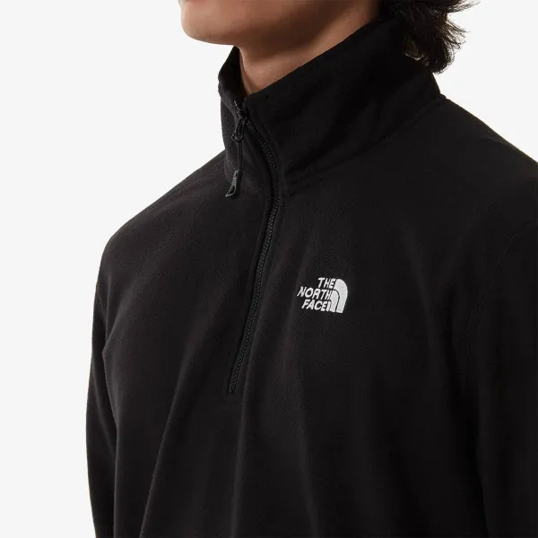 The North Face Majica dugih rukava s polu patentom 100 GLACIER 1/4 ZIP 