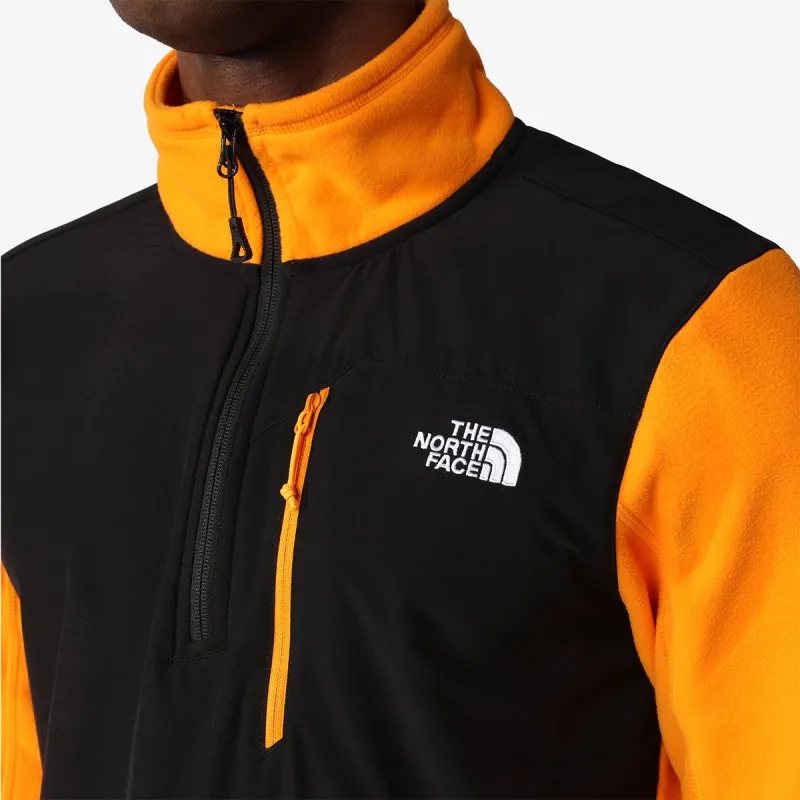 The North Face M GLACIER PRO 1/4 ZIP - EU CONE ORANGE/T 