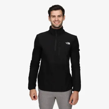NORTH FACE MAJICA DUGIH RUKAVA S POLU PATENTOM M GLACIER PRO 1/4 ZP TNF BLK/TNF BLK 