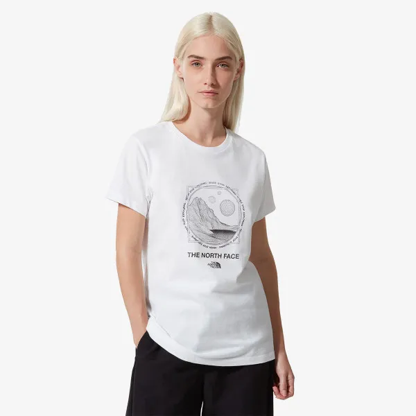 The North Face T-shirt W GLH WHITE 