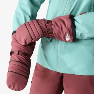 The North Face W MONTANA SKI MITT WILD GINGER 