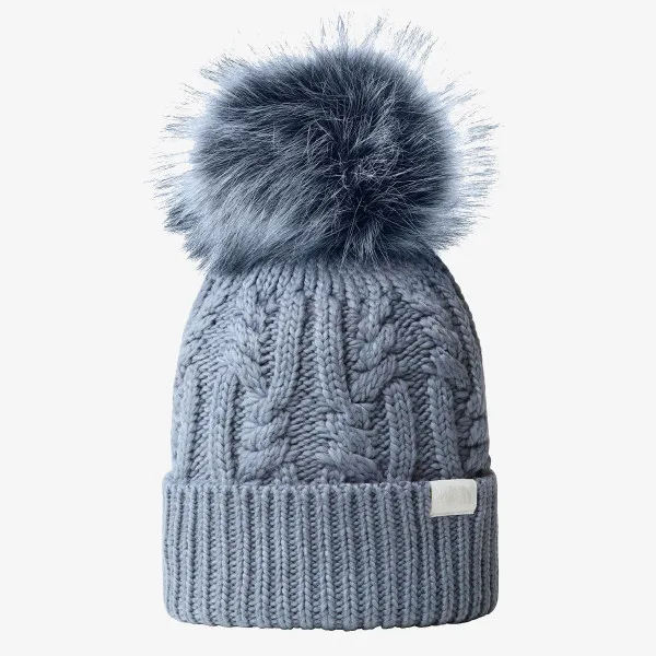 The North Face Zimska kapa W OH MEGA FUR POM BEANIE FOLK BLUE 