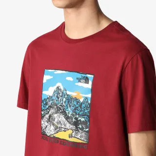 The North Face M SEASONAL GRAPHIC TEE CORDOVAN 