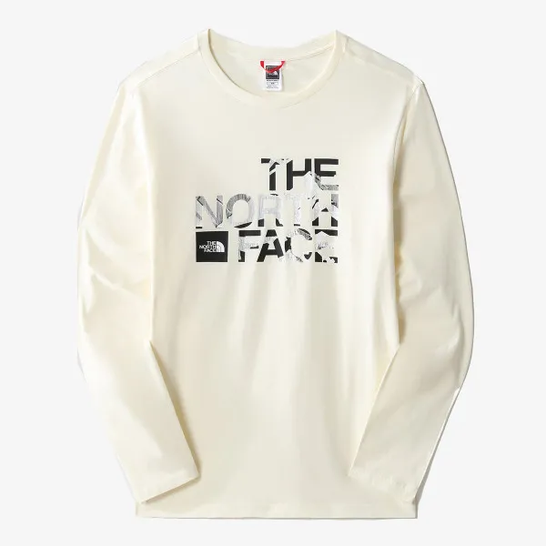 The North Face Majica dugih rukava M COORDINATES L/S TEE GARDENIA WHITE 