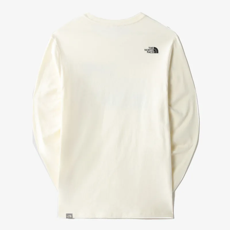 The North Face M COORDINATES L/S TEE GARDENIA WHITE 