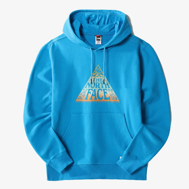 The North Face M REGRIND PULLOVER HOODIE ACOUSTIC BLUE 