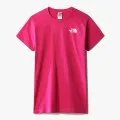 The North Face W S/S RED BOX TEE FUSCHIA PINK 