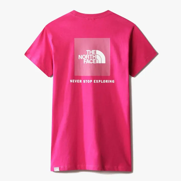 The North Face T-shirt W S/S RED BOX TEE FUSCHIA PINK 