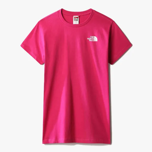 The North Face T-shirt W S/S RED BOX TEE FUSCHIA PINK 